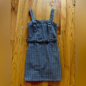 Hollister black and white gingham dress